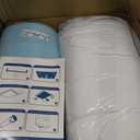 Cal King 4" Dual Layer Memory Foam Mattress Topper, Cooling Gel Pad, California King