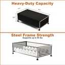 Fokyfok 2Pack Under Bed Storage Containers, 10 inch Height,31 inch Long