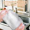 Tizee 2025 New Double-Side Non Scratch Wire Dishcloth - Reusable Steel Wool Cleaning Cloths for Kitchen, Cookware, Sinks, Dishes and Stovetop (Color 1)