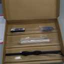 12 IN Clear Acrylic Display Riser Shelf with LED light,3 Tier Display Step Shelves Holder, Perfume Cologne Organizer Holder,Pops Toys Figures, Clear Cupcake Riser, Dessert Shelf, Decoration on