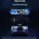 Voice Remote Control for AMZ TV Omni/Omni QLED/4-Series Smart/TV Cube (3rd Gen), Replacement Remote with 4 Shortcut Netflix, Prime Video, Disney+, hulu