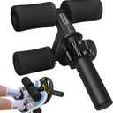 AmazeFan Tib Bar, Tibialis Trainer Leg Workout, Knees Over Toes Tibia Dorsi Calf Machine for Strength Training Calves/Shins/Ankles and Ripping Lower Leg Muscles, Fit 2" Weight Plates and All Shoe Size