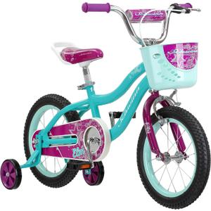Schwinn Elm Bike, 14 Inch Bike for Kids Ages 3-4, SmartStart Ergonomic Design for Kids, Adjustable Seat Grows with your Child, Rear Coaster Brake and Front Caliper Brake, Training Bicycle, 14-Inch Wheels