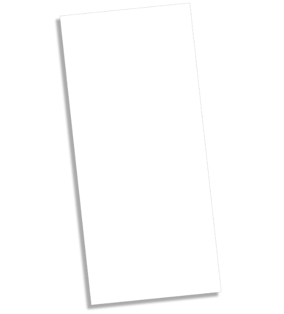 Heavyweight 100lb White 4" x 9" Business Note Cards  Bulk 200 Piece Pack  Thick Blank Cards for Menu Cards, Program Cards, Rack Cards