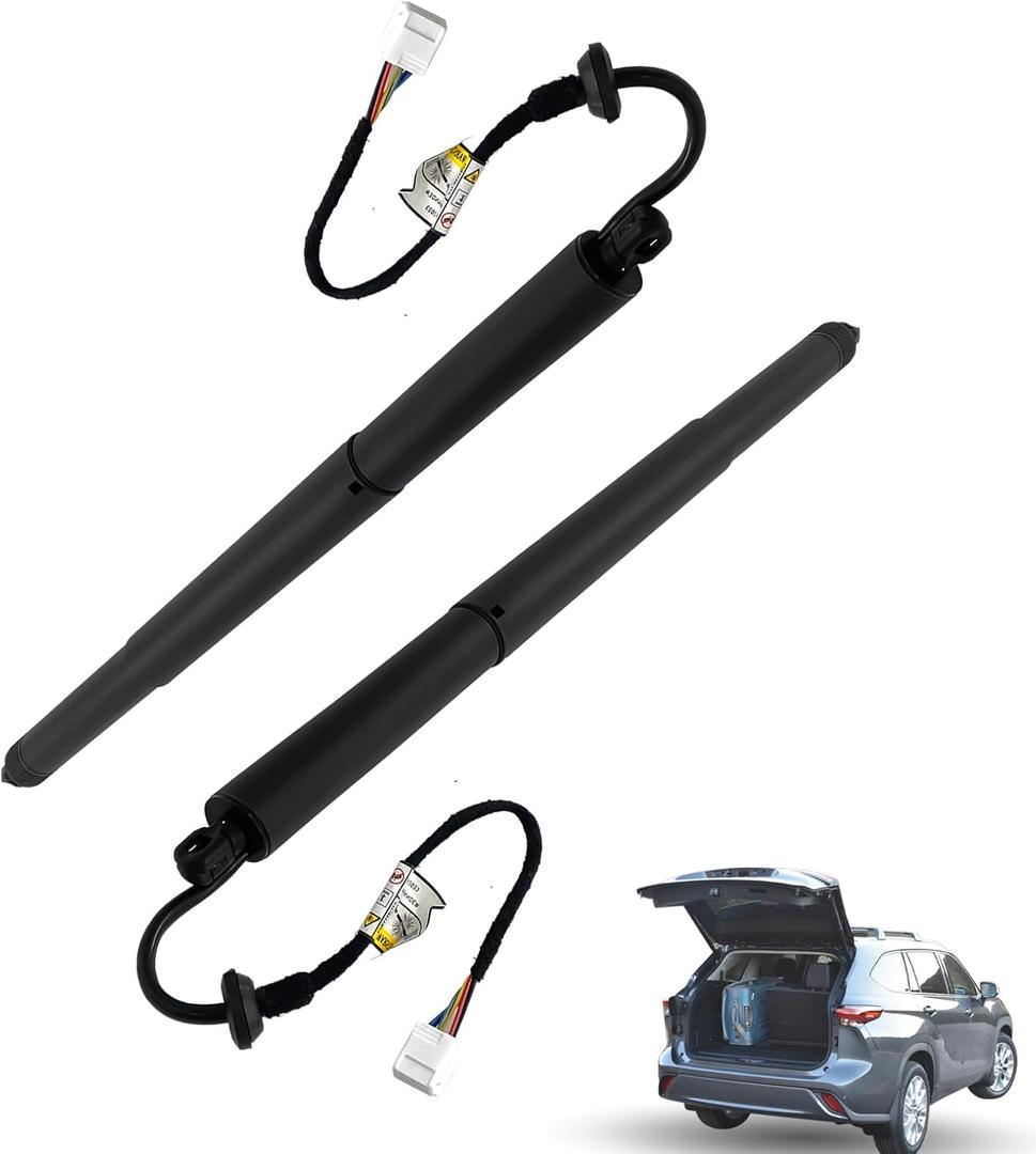 Rear Tailgate Power Hatch Lift Support Shock Strut for 2021 2022 2023 Toyota Highlander Replace# 68910-0E070 68920-0E050 (Left & Right)