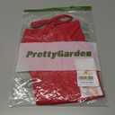 PRETTYGARDEN Women's Summer Spaghetti Strap Tank Tops Sleeveless Camisole Blouses Asymmetrical Going Out Basic Tank Shirt (Red, S)