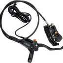 E-Bike Hydraulic Disc Brake Set Electric Power Control Shifter, Aluminum Front 140/160mm Rear 160/180mm Brake Rotors, Left/Right-Front/Rear Braking Direction for Scooter and Motorcycle(Left Rear)