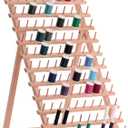 US Art Supply Premium 120-Spool Thread Holder: Wooden Sewing & Embroidery Thread Storage Organizer