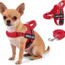 FAYOGOO Service Dog Vest for  Dogs,Lightweight Service Dog Harness with Adjustable Chest Strap,No-Pull No-Chock Escape Proof Dog Harness for Walking Training, S