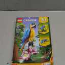 LEGO Creator 3 in 1 Exotic Parrot Building Toy Set, Transforms to 3 Different Animal Figures - from Colorful Parrot, to Swimming Fish, to Cute Frog, Creative Toys for Kids Ages 7 and Up, 31136