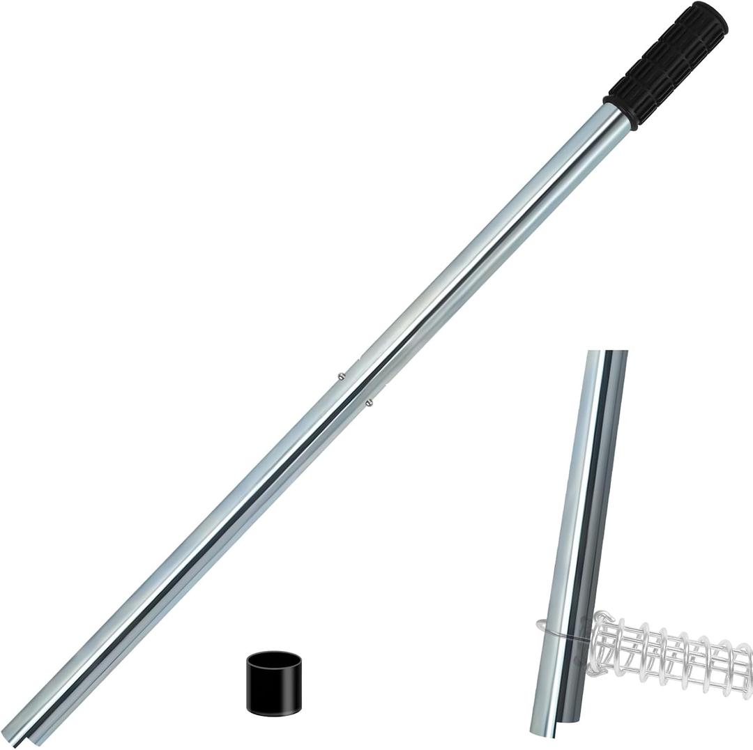 31-1/2 inch Pool Cover Tool, Extra Long Pool Cover Installation Tool, Swimming Pool Safety Cover Installation and Removal Rod Tool, Suitable for All Standard Pool Cover Anchors