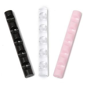 3 x 3 Pieces Nail Pen Holder Acrylic Nail Art Pen Holder Nail Drawing Brush Pen Holder Nail Art Painting Pen Brush Stand Nail Gel Polish Pen Brush Stand Holder, Multicolor