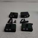 2025 Upgraded Solar Ultrasonic Animal Repellent Outdoor, 4 Pack Deer Repellent Devices USB Charge Animal Deterrent for Cat,Squirrel,Dog,Raccoon,Skunk,Rabbit Repellent for Yard Garden Lawn,Black