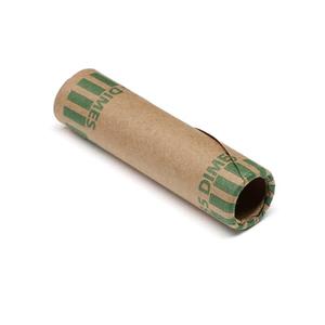 Huron Crimped Dime Coin Wrapper $5 Roll Green (1000 pcs)