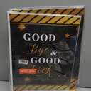 3 x Idealmuzik Farewell Party Decorations, Jumbo Farewell Card With Envelope, We Will Miss You Going Away Gift for Coworker Men Women, Goodbye Good Luck Retirement Card Guest Book Party Supplies (Black)