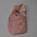 Crossbody Bags for Women Men Trendy Sling Bag Bakpack Casual Chest Bag with Convertible Shoulder Strap (Medium, Pink)