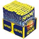 SPAM Classic Single, 9 Grams of Protein Per Serving, 2.5 oz Single Pouches, (12 Pack)