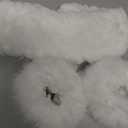 3 Pieces Faux Fur Headband Arm Warmers Wrist Cuffs Earmuff Ear Warmer for Cold Weather Furry Costumes (White)