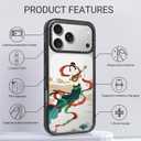 Clear TPU Phone Case Cover for iPhone 17 Pro Max with Design, Drop Protection, Cute Case for Girl Women, Chang'e Flies The Sky