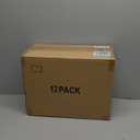 12 Pack Upgrade Harder Shoe Organizer, Shoe Storage with Magnetic Front Door, Clear Shoe Boxes Foldable Space-Saving Shoe Rack for Sneaker Boot Container, White