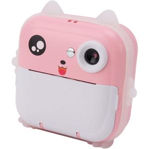 Digital Print Camera for Kids, 1080P Instant Camera for Children, Kids Camcorder Toddler Camera with Print Paper, Support Automatic Focus (Pink)