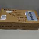 Floating Shelves for Wall,Wall Shelves for Decor Storage,Display Shelving 16 inch Set of 2,Wall Mounted Wood Shelf for Bedroom,Living Room,Bathroom,Kitchen,Brown(2pcs,Brown)