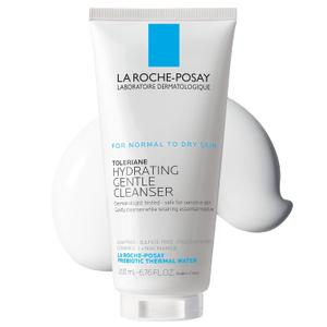 La Roche-Posay Toleriane Hydrating Gentle Face Cleanser, Hydrating Facial Cleanser With Niacinamide + Ceramides, Daily Face Wash For Dry Skin To Normal Skin, Sensitive Skin Tested, Fragrance Free