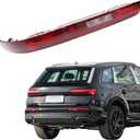 Right Rear Bumper Reflector Tail Light Fog Lamp w/Bulbs Compatible with Audi Q7 2016-2022 Right Passgenger Side, Taillight Assembly Fog Lamp Replace 4M0945095