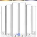 6-Pack Under Cabinet Lighting Wireless, 1800mAh Rechargeable Motion Sensor Light Indoor, Magnetic Closet Lights, Dimmable & 3 Color Temps, Under Counter Lights for Kitchen, Stairs (8inch)