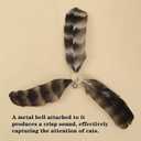 8 PCS Cat Wand Attachment Funny Spinning Feather Propeller Cat Toy Refill Cat Propeller Toy with Bell Cat Wand Attachment Replacement for Cats, Kittens, Cat Wand Toy