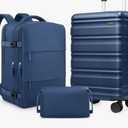 3 Piece Luggage Set 20 Inch Carry On Suitcase with Spinner Wheels, PC Hard Shell TSA Lock, Expandable & Fully Lined Interior, Airline Approved