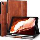 Antbox Case for iPad Pro 10.5 / iPad Air 3 with Built-in Pencil Holder Auto Sleep/Wake Function PU Leather Smart Cover for iPad Air 3 10.5 Inch 2019/iPad Pro 10.5 2017 (Brown)