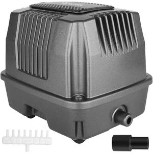 VCRAZE Powerful Linear Air Pump, KP-40 Pond Air Pump Pond Aerator, 635GPH Aeration System for Koi Pond Aeration, Aquarium, Waste Treatment, Fish Farm, Seafood Restaurant