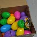JOYIN 24 Packs Prefilled Easter Eggs with Toys, Cute Animals Building Blocks 3.23" for Basket Stuffers, Kids Party Favors, Egg Hunt, Classroom Events