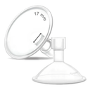 Maymom MyFit Crater Series 17mm Two-Piece Design Small Breastshield Compatible with Medela Breast Pump Parts; Replace Shields; Fit Flex Connector; 2pc