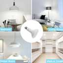 LED Flood Light Bulbs, Dimmable 750LM BR30 LED Bulb, 5000K Daylight 8W(65W Equivalent), CRI80, 15000 Hours, E26 Base Recessed Light Bulbs, 6 Pack