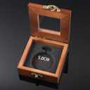 Tiong Luxury Pocket Watch Box Wooden Box Single Gift Box Display Storage Case