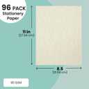 Best Paper Greetings Parchment Paper - 8.5 x 11 In, Ivory, 90 GSM, 96 Sheets - Resume & Certificate Paper - Printer Stock for Awards & Diplomas