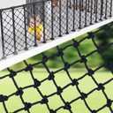 Safety Net for Balcony,Stair Rope Net,Safety Netting for Railings,Suitable for Children's Playgrounds, Stair, Railing, Indoor and Outdoor Decoration (6mm,3X4m) (9.84X13.12ft)