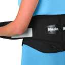 MUELLER Sports Medicine Lumbar Back Brace with Removable Pad, Ideal for Upper and Lower Back Pain, Relief & Support for Men and Women, Strains, Sciatica, Scoliosis (Black)