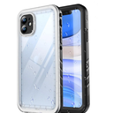 SPORTLINK Waterproof Case for iPhone 11, Full Body Heavy Duty Protection Full Sealed Cover Shockproof Dustproof Built-in Clear Screen Protector Rugged Case for iPhone 11 6.1 Inch Clear