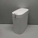 funest Smart Bathroom Trash Can with Lid- 3.5 Gallon Rechargeable Motion Sensor Trash Can,Waterproof Automatic Garbage Can with Automatic Suction Bag Feature,Waste Bin for Bedroom, Kitchen, Office