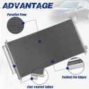Air Conditioning A/C Condenser Compatible with Honda CR-V 2007-2011# 3599