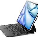 ESR iPad Air 13 Inch Case Keyboard (M3/M2, 2025/2024) & iPad Pro 12.9 inch (6th/5th/5th/3rd) Magic Keyboard, EasySet Floating Cantilever Stand, Precision MultiTouch Trackpad, Rebound Series, Black