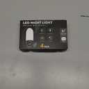 L LOHAS LED Motion Sensor Night Light Plug in, Motion Activated Night Light, 5000K Daylight White, Night Lights Plug Into Wall, Adjustable Brightness, Nightlights for Bathroom, Kids, Hallway, 4 Pack