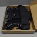 Heavy Duty Tactical Dog Harness for Large Dogs, No Pull Adjustable Pet Harness Reflective Service Training Easy Control Pet Vest Military K9 Working Dog Harnesses-X- Large, Black