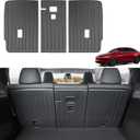 Rear Back Seat Protector for 2026 Tesla Model Y [Durable Upgraded TPE] Second Row Seats Back Cover Waterproof Backrest Mats for 2025 New Model Y Juniper (Launch Series) 5-Seater Accessories