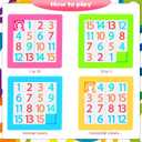 Sumind 24 Pieces Slide Puzzles for Kids 15 Number Puzzle Slide Game Plastic IQ Blocks Toys Brain Teaser Funny Game Party Toys for Boys Girls Kids Adults Colorful
