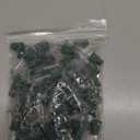 Mudder 60 Count Christmas Tree Replacement Light Bulbs 2.5v 0.425 Watt Replacement Bulb Mini Incandescent Wire String Lights Decoration for Prelit Xmas Tree(Green Base with Warm White Bulb)