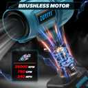 Mini Jet Dry Blower Turbofan Jet Fan for Makita 18V Battery (NOT Included), Handheld Brushless Leaf Blower, Cordless Electric Air Duster 240 MPH High Speed Fan for Cleaning, Camping, Outdoor